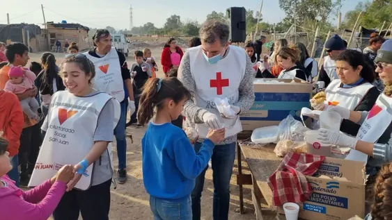 Actividad social con niños