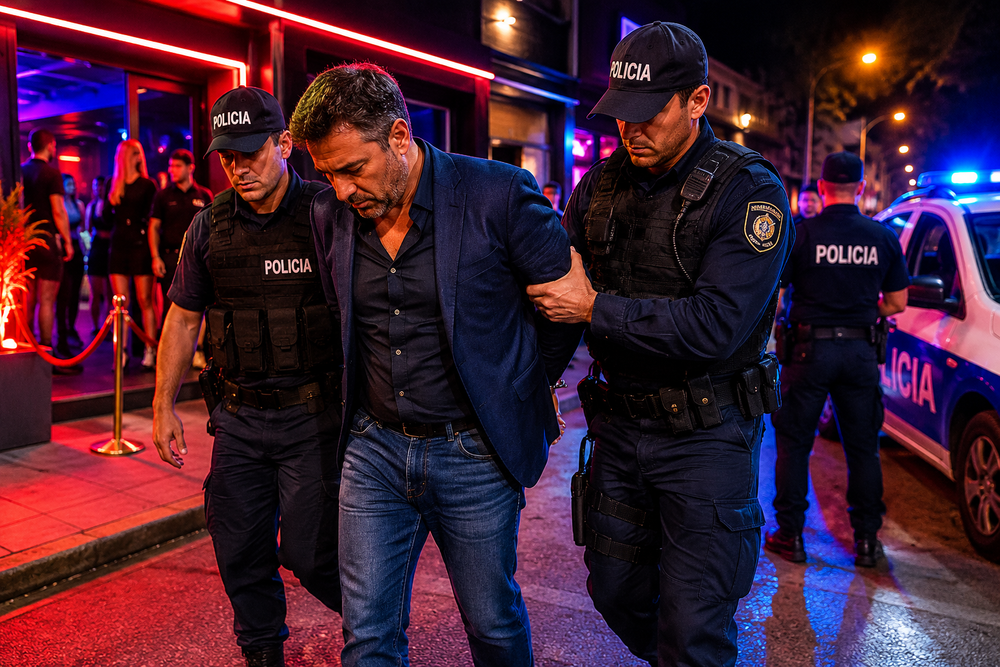 El dueño de un boliche en Caucete terminó detenido por presentar habilitaciones burdamente falsas, pero recuperó la libertad tras recibir una probation. FOTO GENERADA CON IA