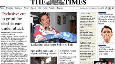 The Times perdió 66% de lectores online desde que es pago