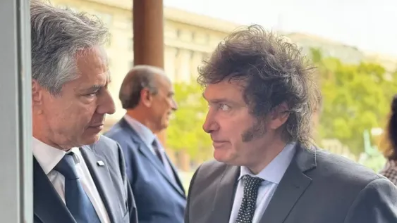 Tras la reunión con Milei, Blinken destacó el “potencial extraordinario” de Argentina