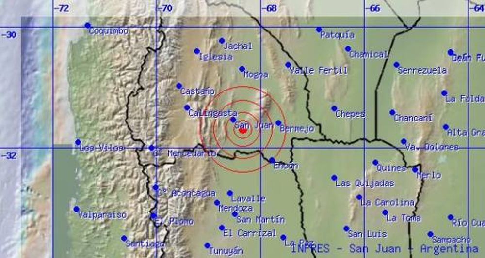 Un sismo cerca de Caucete hizo madrugar a los sanjuaninos