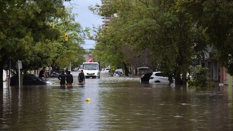 Caos y muerte por brutal temporal en Bahía Blanca