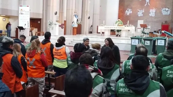 Misa para los barrenderos de Capital