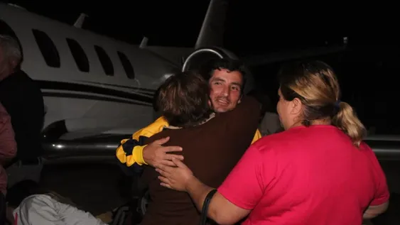 El emotivo recibimiento, en video y fotos