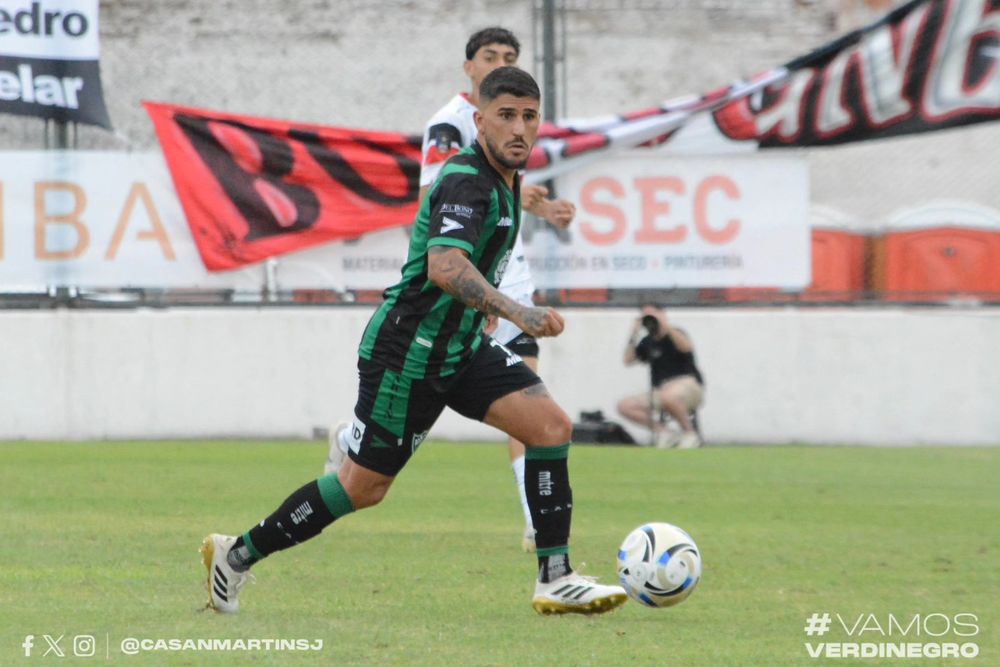 Molestias. Gabriel Hachen es uno de los que genera en San Martín pero no estaría a pleno para recibir a los tucumanos.