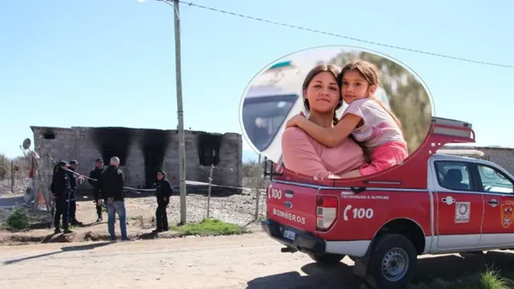 Incendio en 25 de Mayo.-
