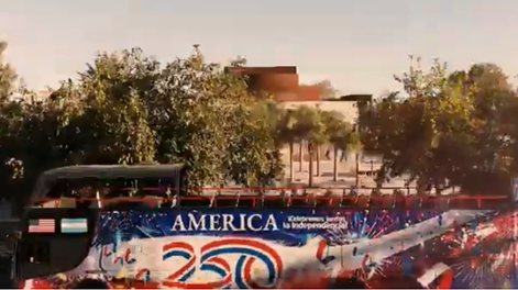 El Freedom 250 en San Juan fue la primera parada de la gira por los 250 años de independencia de Estados Unidos.