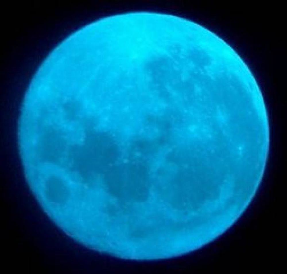 Esta noche, “luna azul”