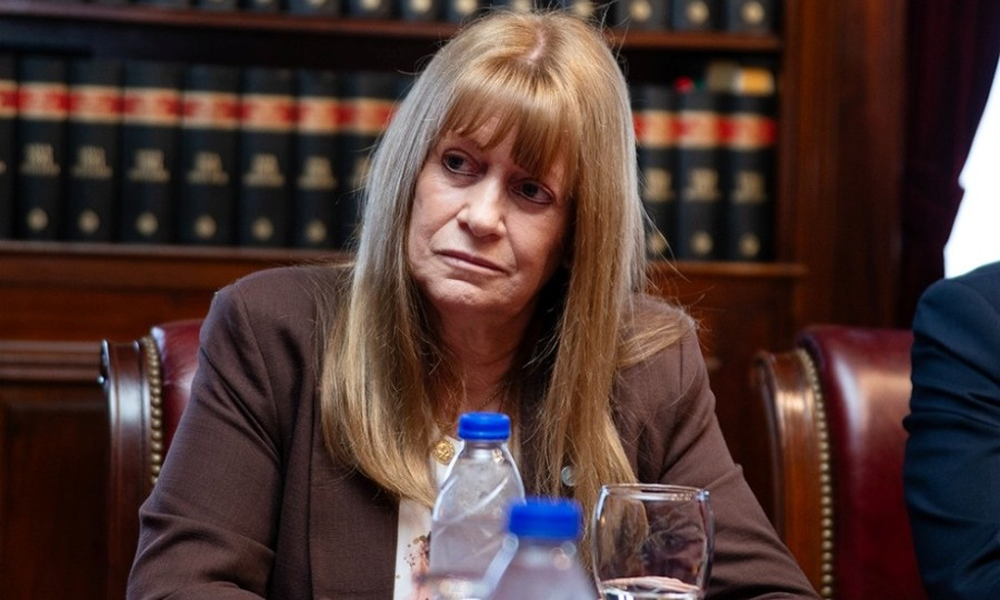 La presidenta de JUFEJUS, Emilia María Valle.