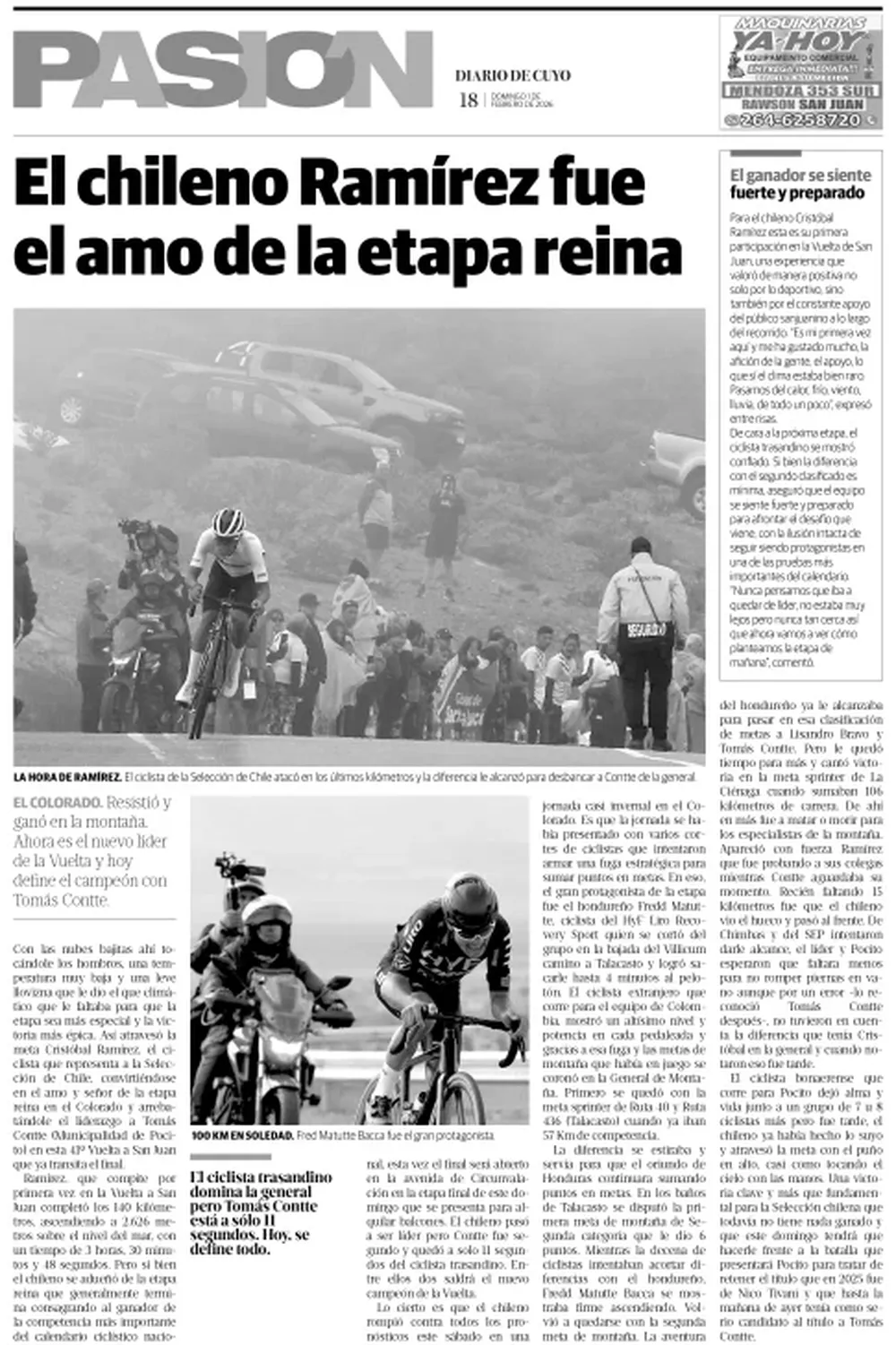 Tapa Pasión 1 de Febrero 2026