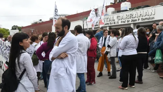 Hicieron paro los profesionales del Garrahan
