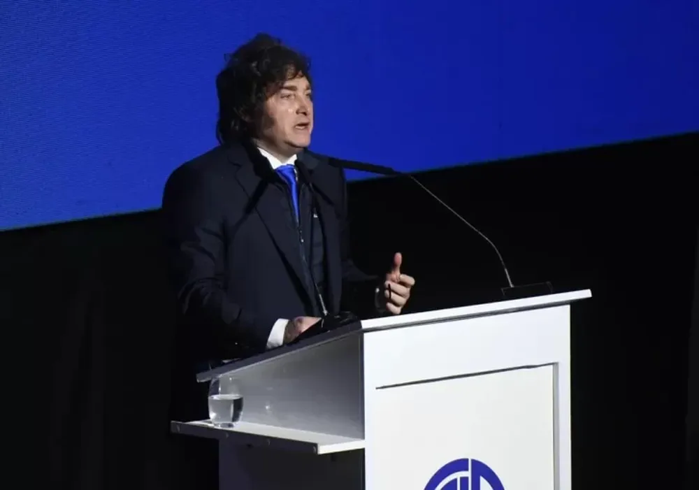 El presidente Javier Milei en San Rafael.