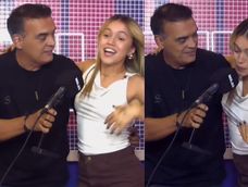 Viral: Ale Ceberio cantaba en vivo en un streaming de San Juan y ¿la conductora quedó expuesta por no saberse la letra?