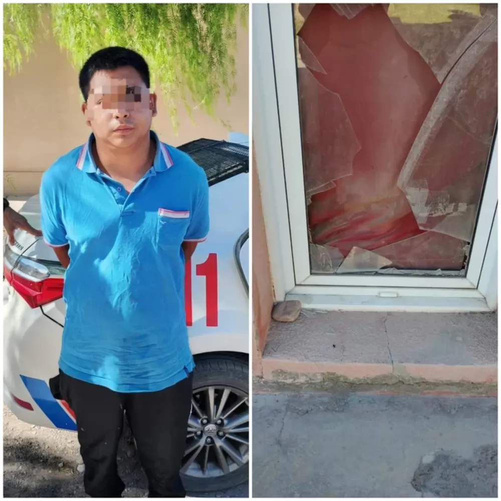 Intentó entrar a una casa rompiendo una ventana, pero la dueña llamó a la Policía y lo detuvieron