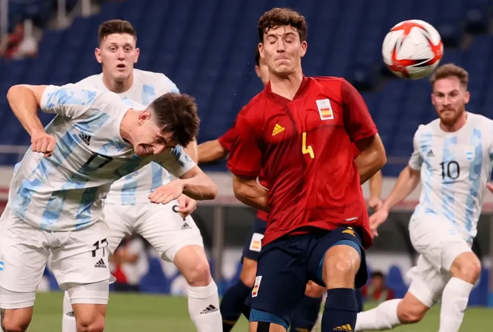 La Selección argentina de fútbol empató con España y quedó afuera de los JJOO