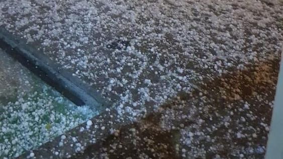 Impresionantes imágenes de la tormenta en Pocito