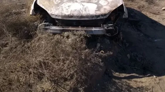 Hallan una camioneta incendiada: no descartan que sea la del concejal de Rivadavia