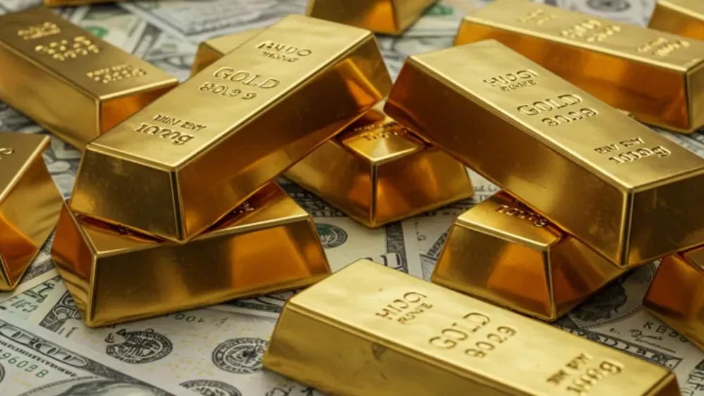 Lingotes de oro - Imagen ilustrativa.-