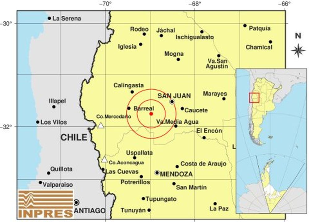 Temblor en San Juan.-