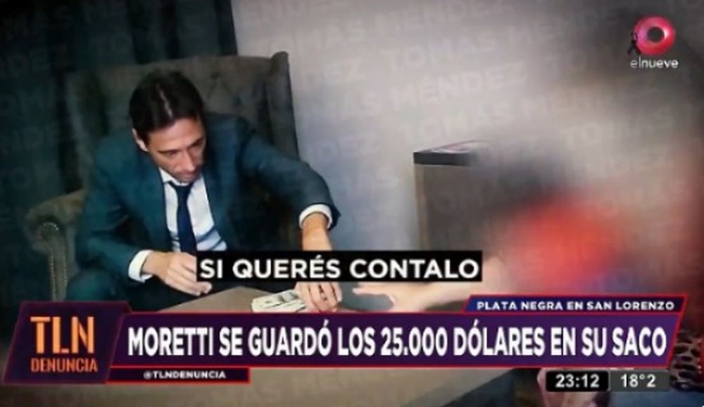 La mujer del video con Moretti rompió el silencio: “Fue una donación”