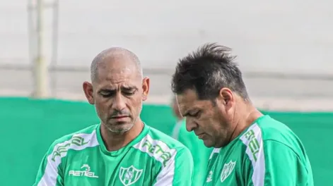 Omar Díaz y Gerardo Pinto. Pinto dejó el cargo y será precisamente el Coneja quien lo reemplace.