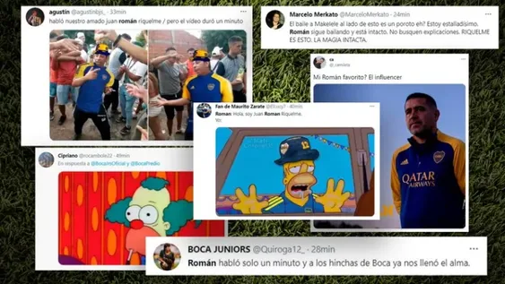 Estallaron los memes luego del “breve” video de Riquelme