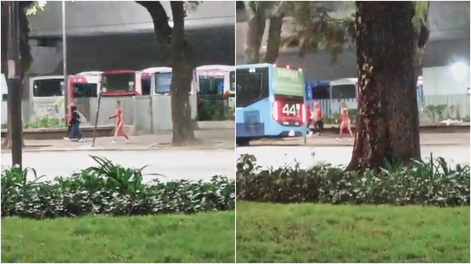 Video de Candela Arizaga caminando desorientada.