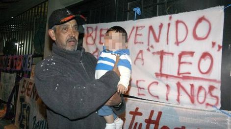 Teo regresó y tuvo un  conmovedor recibimiento