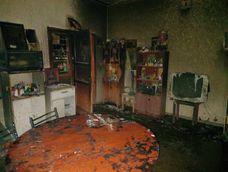 un hombre y una mujer resultaron gravemente heridos tras un voraz incendio en angaco