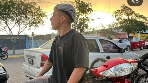 Jonathan Javier Hernández, el motociclista que pelea por su vida tras sufrir un choque en Trinidad.&nbsp;