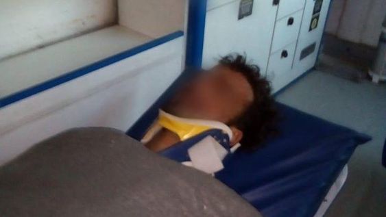 Un hombre que se bañaba en el río golpeó su cabeza con una piedra y terminó en el hospital