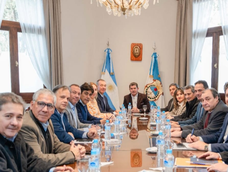 Primera reunión de Gabinete post Mundial.-