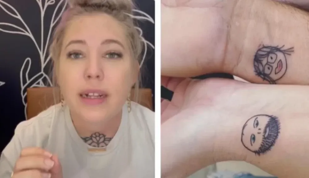 Le hizo un tatuaje a una pareja y preguntó cómo se habían conocido: la respuesta la dejó helada