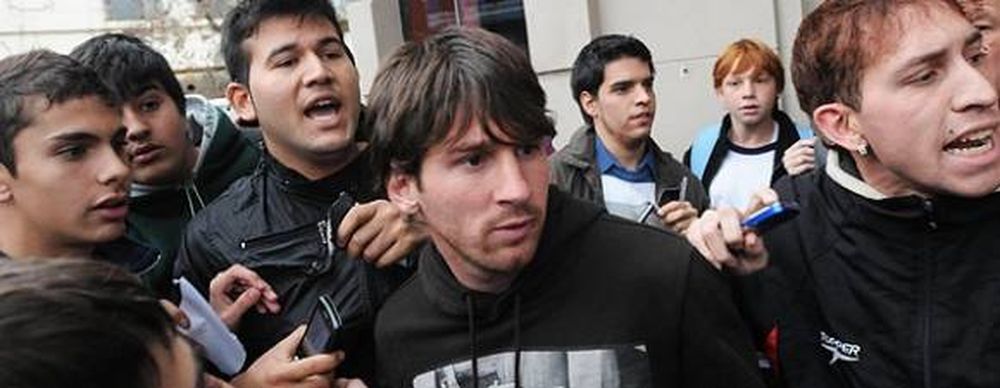 El video de la agresión de un hincha de Central a Lionel Messi