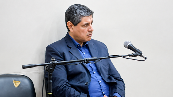 El contador Luis Omar Olguín habló por primera vez ante la prensa, tras las denuncias penales en su contra.&nbsp;