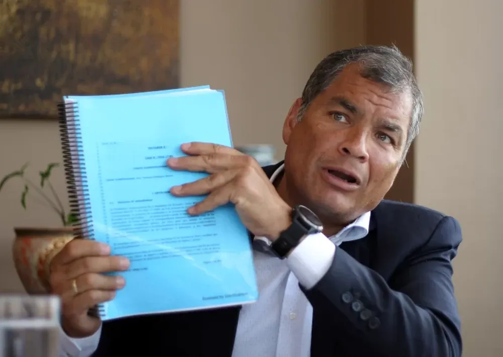 Rafael Correa tras la orden de detención: “No voy a volver a Ecuador, sería casi un suicidio”