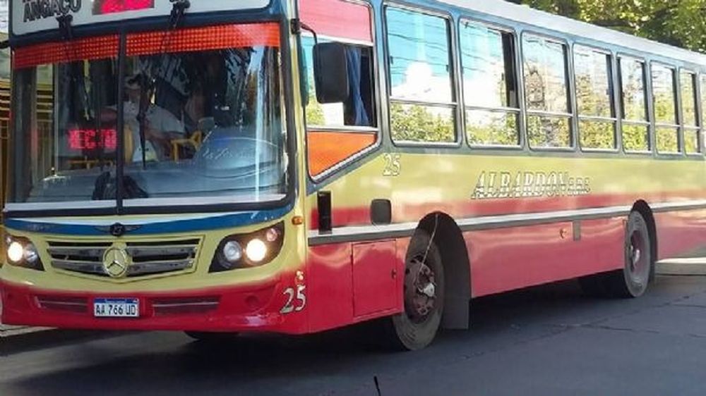 Una mujer sufrió serias heridas al caer junto a su hijo de las escaleras de un colectivo