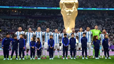 Con alma y vida: así cantó el Himno la Selección argentina