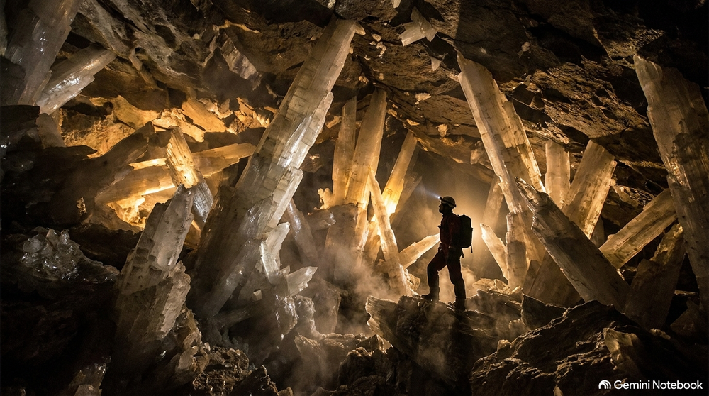¿Cómo se descubrió la Cueva de los Cristales de Naica? La maravilla oculta a 300 metros bajo tierra.