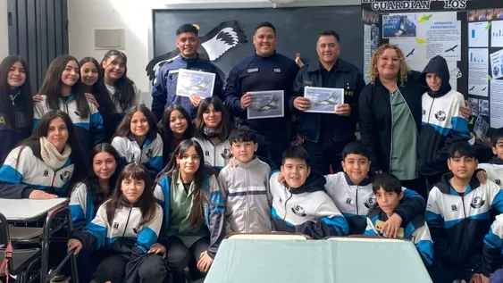 APRENDIZAJE y reconocimiento para este grupo de alumnos cauceteros.