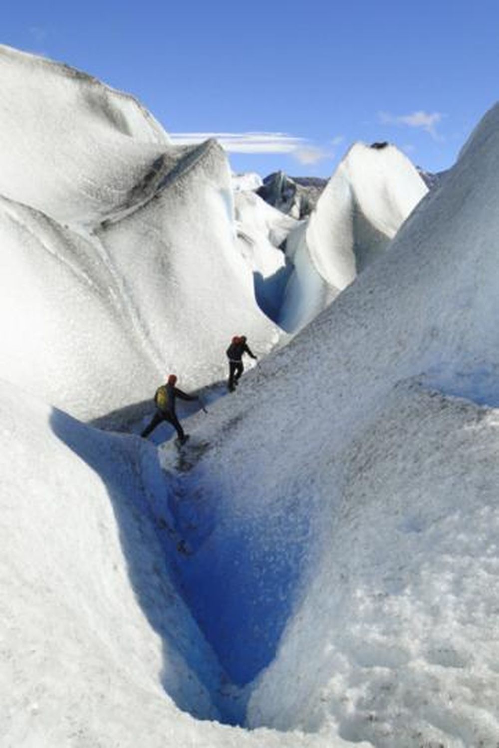 Las montañas en foco