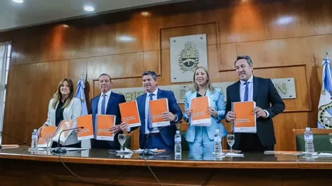 Diario de Cuyo | EN MARCHA. Durante la presentación, las autoridades aclararon que parte de las tareas ya están en funcionamiento desde el primer semestre 2025.