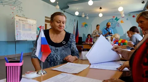 El partido de Putin ganó elecciones locales en regiones ucranianas ocupadas