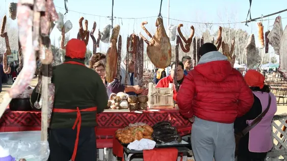 La Fiesta del Carneo Español tuvo revancha y arrancó con todo en Rawson