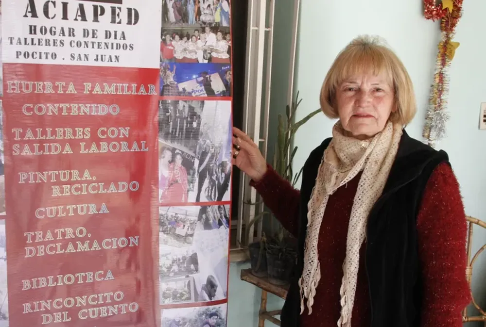 La pocitana que lleva más de 20 años ayudando a personas discapacitadas