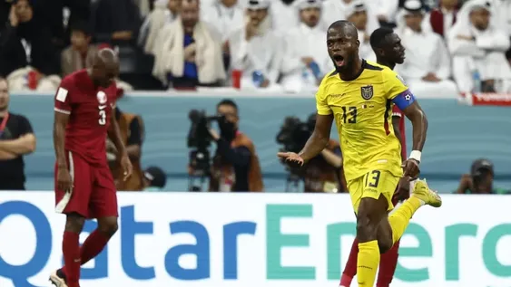 Ecuador le ganó a Qatar en el partido inaugural del Mundial