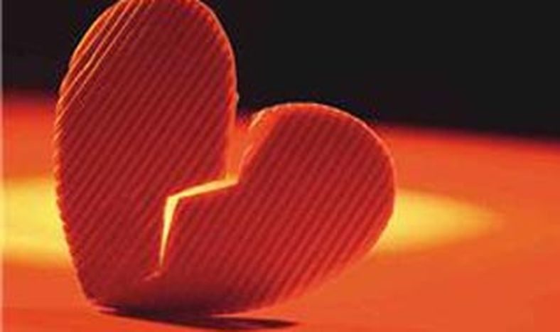 Corazón roto para la actriz.