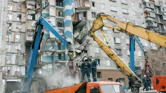Rusia finalizó el rescate tras el derrumbe de un edificio que dejó 39 muertos