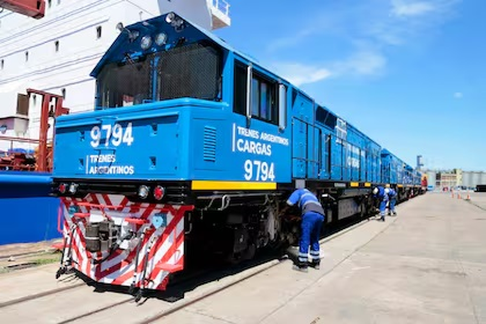 Tren de cargas. Imagen google.