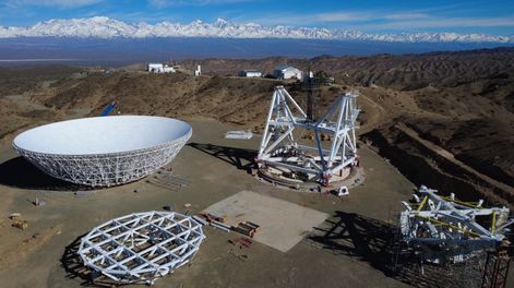 radiotelescopio cart, entre la pausa forzada y la formacion de profesionales: asi esta la gran antena en barreal